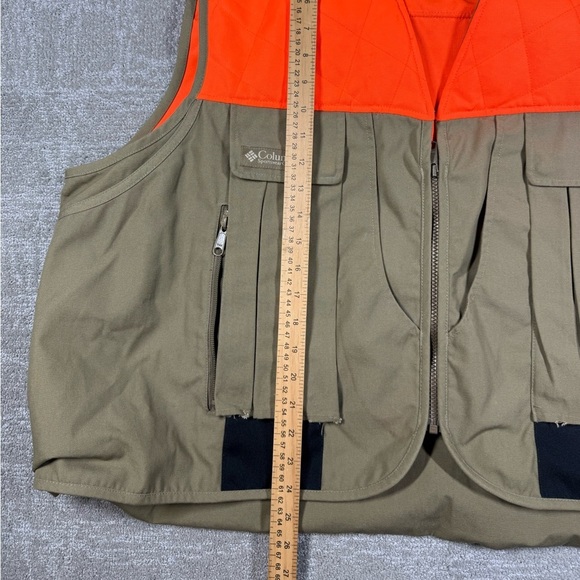Columbia Quickloader Orange Upland Game Pocket Hunting Shooting Vest Size 3XL - Picture 5 of 7